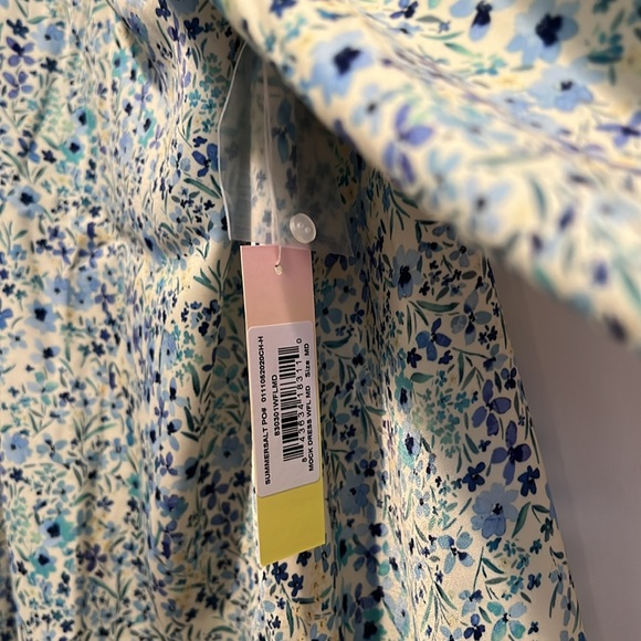 NWT SummerSalt - The All Dressed Up Mock Neck Dress w/ tie belt - M - Picture 8 of 16